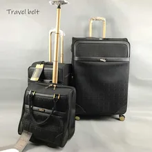 Сверхбольшой объем 28 дюймов Оксфорд сумки на колёсиках набор Spinner бренд чемодан колеса полоса носить на дорожные сумки