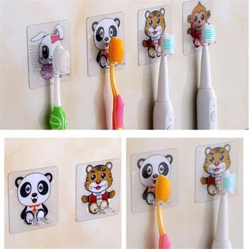 

1/4pcs Toothbrush Holder Transparent Travel Stand Toilet Shaver Organizer Kids Tooth Brush Storage Rack Bathroom Accessories