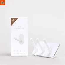 3 шт. Xiaomi Mijia HL настенные крючки маленькие клейкие многофункциональные крючки/настенный крючок для швабры крепкая Ванная комната Спальня Кухня 3 кг max loa