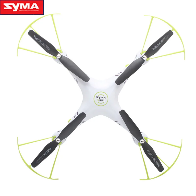 

Syma X5HC 4-CH 2.4GHz 6-Axis RC Quadcopter AUTO Hovering Headless Mode RC Profissional X5HC Drone With 2MP HD Camera