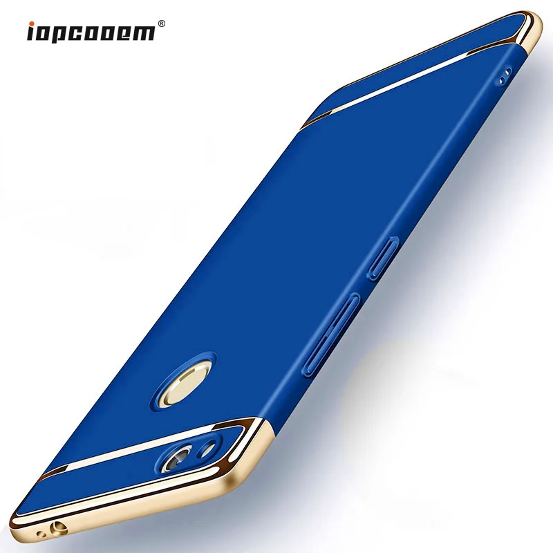 Huawei P8 lite 2017 чехол huawei p8 Роскошный бампер iOPCOOEN оригинальный задний Чехол 3 в 1 |