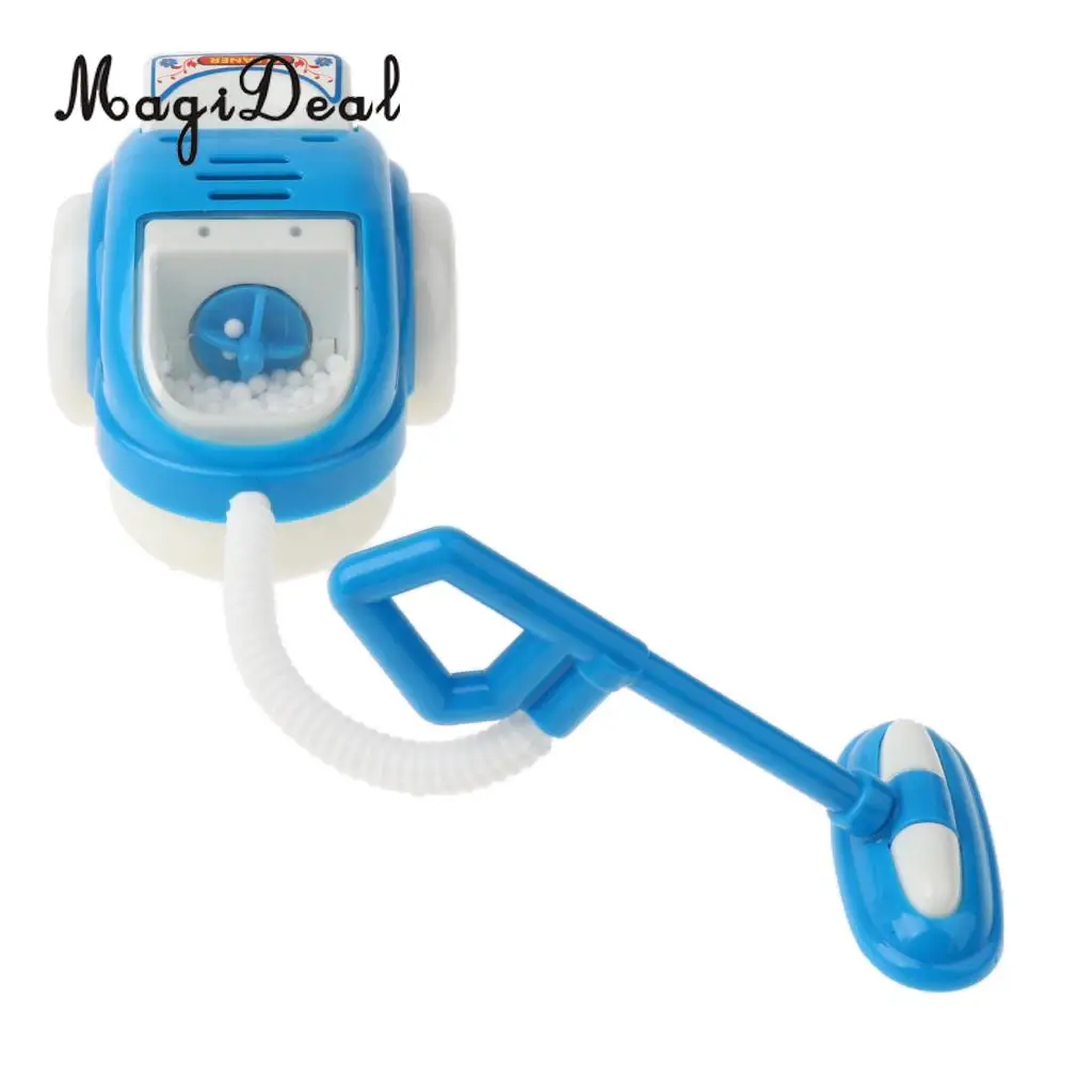 MagiDeal Plastic Simulation Home Appliance for Kids Children Pretend Role Play Furniture Toy - Blue Vacuum Cleaner