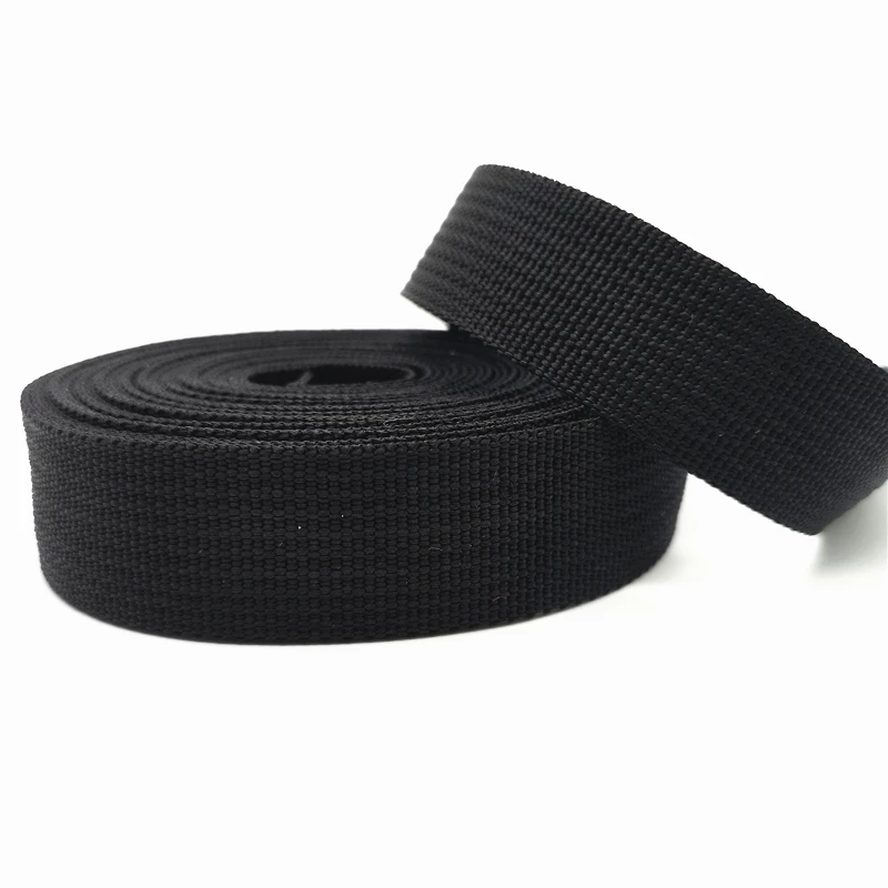 5 yards 25mm Canvas Ribbon Belt Bag Webbing Nylon Webbing Knapsack Strapping Sewing Bag Belt Accessories
