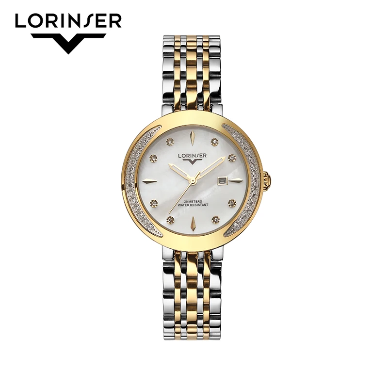 

Ladies Watches Full stainless steel japan quartz Wristwatches Waterproof Retro Dial Design Female Japan Movement Elegant Clock