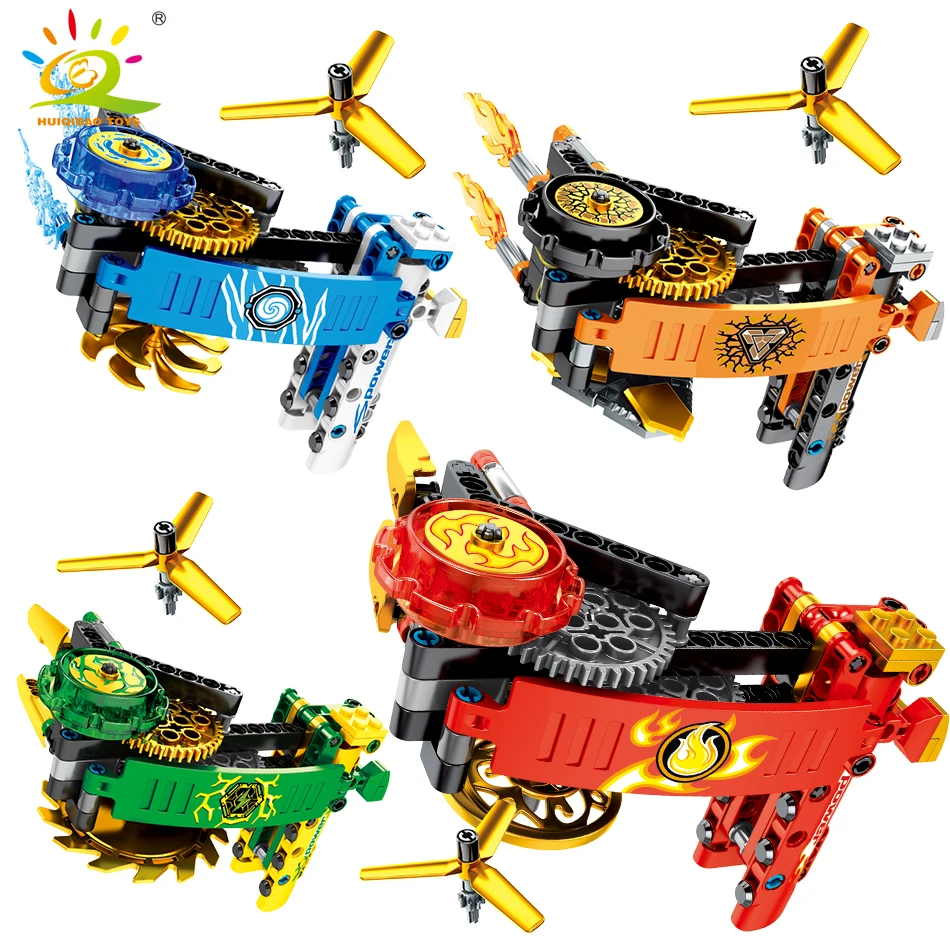 

462pcs Spinning top Building Blocks legorreta launcher with Figures Bricks Educational Toys for Children Boys