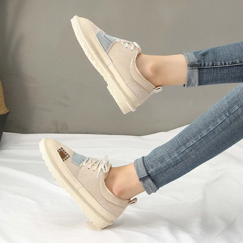 JINBEILEE New Ugly Cute Female Skateboard Shoes Thick Bottom Breathable Wind Wild Flat Patch Shoes Casual Shoes JINBEILEE New Ugly Cute Female Skateboard Shoes Thick Bottom Breathable Wind Wild Flat Patch Shoes Casual Shoes