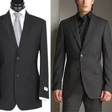 Лучшее Новое поступление, популярные мужские деловые костюмы в западном стиле черного цвета, брендовый костюм для мужчин, свадебные блейзеры для жениха, смокинги