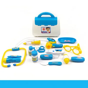 

Children's Doctor Toy Kit Simulation Stethoscope Nurse Needle Tool Medicine Cabinet Simulated Heartbeat Sound Effect Child Gifts