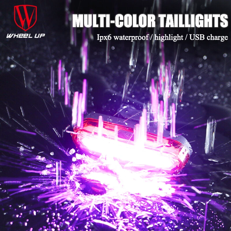 Sale WHEEL UP Bike Taillight Bicycle Light IPX6 Waterproof Riding Rear light Led USB Chargeable Mountain Cycling Light Tail-lamp 2 Sale WHEEL UP Bike Taillight Bicycle Light IPX6 Waterproof Riding Rear light Led USB Chargeable Mountain Cycling Light Tail-lamp 2