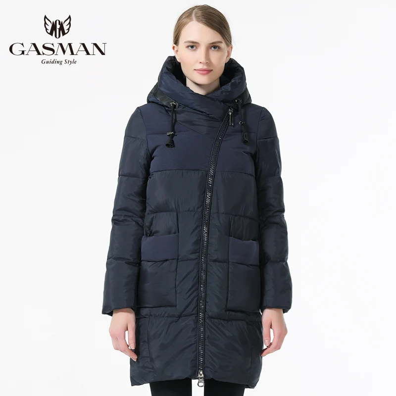 GASMAN Slim Women Coat Winter 2018 Womens Jackets And Parka Down New Winter Collection Hooded Warm Windproof Jacket Women's