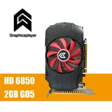 VGA графических карт HD6850 2 ГБ 256BIT GDDR5 tarjeta жирафика scheda видео пласа-де-video карты Carte graphique для AMD ati с вентилятором