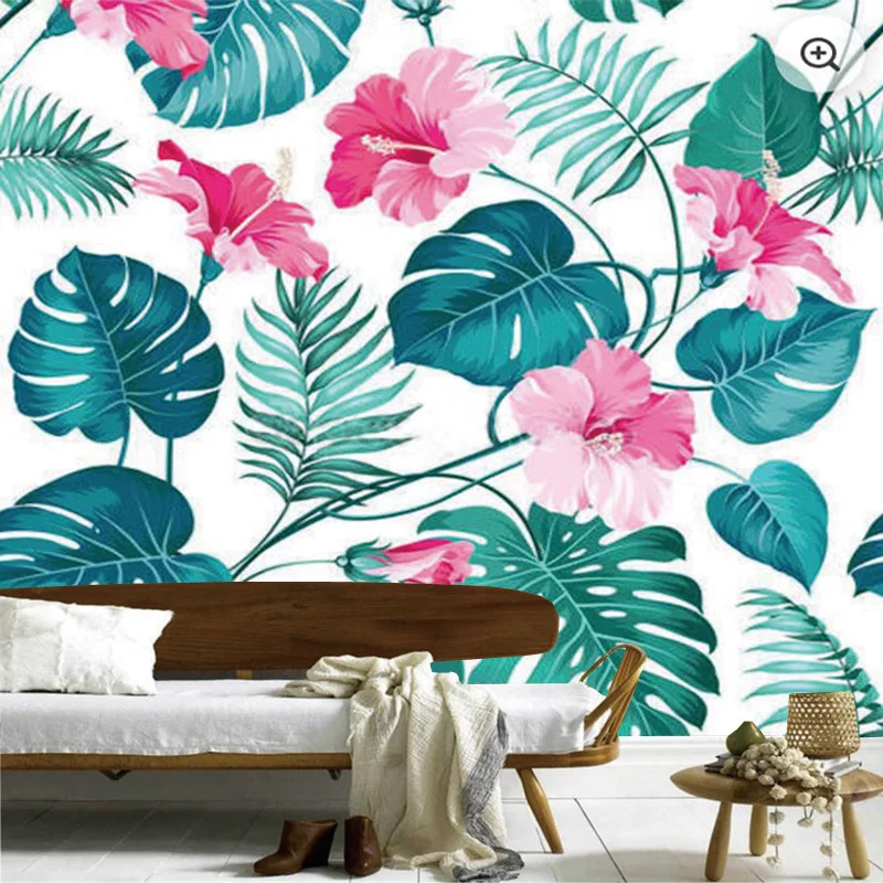 

3D retro wallpaper,Blossom flowers,natural landscape murals for living room sofa background wallpaper roll papel de parede