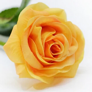 Floace 11 шт./лот розы Искусственные цветы Шелковые цветы Цветочные латексная реальная на ощупь роза Свадебный букет украшение для дома вечерние цветы - Цвет: yellow