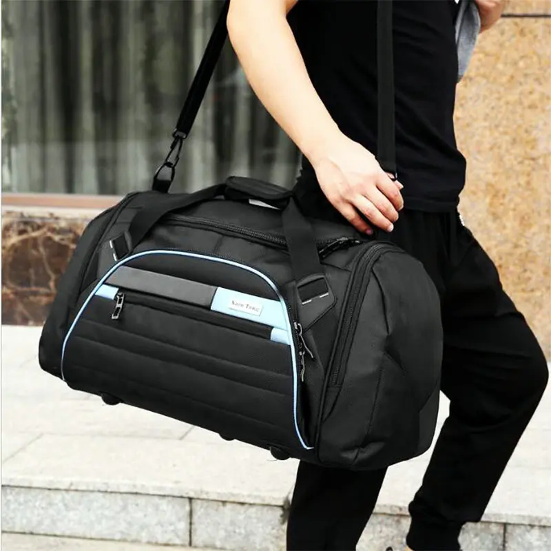 Big Outdoor Training Sport Bags Waterproof Oxford Luggage Storage Crossbody Bag Football Sports Fitness Sinlgle Shouler Bag 