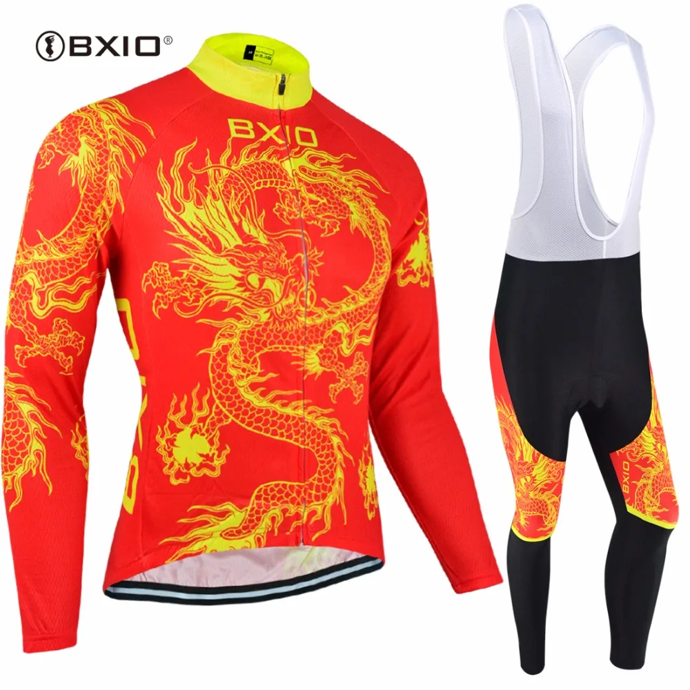 

Bxio Winter Thermal Fleece Cycling Sets Red Maillot Ciclismo Popular Style Equipacion Ciclismo Wielerkleding 2017 BX-0109R-023