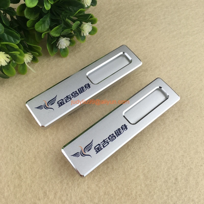 20pcs custom 8X4.2cm staff name badge aluminium reusable name tag ID pin UV print badge holder with safety pin or manget (7)