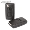 jingyuqin 10pcs 2/3 Buttons Car key Case for Peugeot 207 307 308 407 607 807 For Citroen C2 C3 C4 C5 C6 Flip Car Key shell ► Photo 2/5
