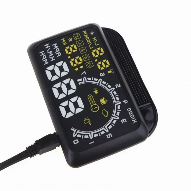 HUD Head Up display OBD 2 up цифровой измеритель скорости автомобильный проектор умный