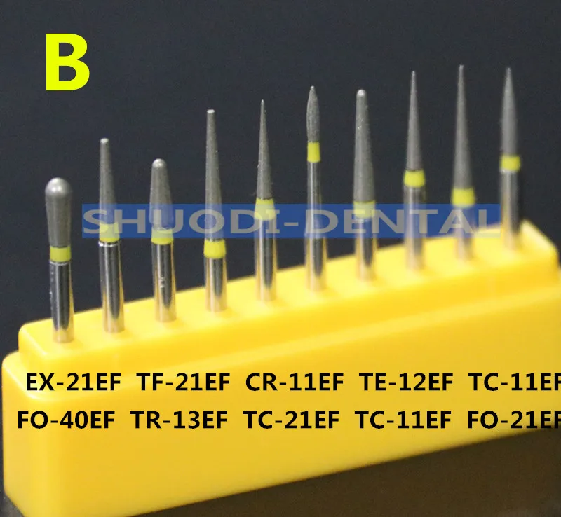 10 шт стоматологический скоростной дрель Bur дезинфекции Diamond полировки дробилки средство для полировки для зубов Фарфор Керамика