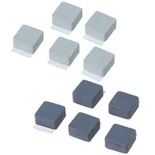 5 шт. плоский керамический теплоотвод антистатический радиатор охлаждения процессора IC светодиодный высокопроводящий диссипадор 10x10x5 мм