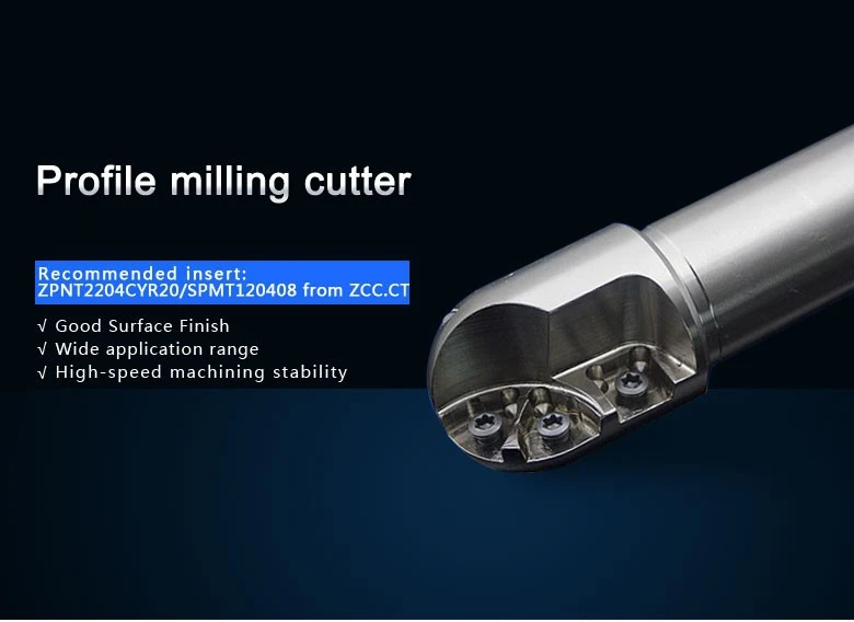 

best selling Profile milling cutter BMR01-040-XP32-S Indexable Milling cutter tools for carbide insert SPMT120408