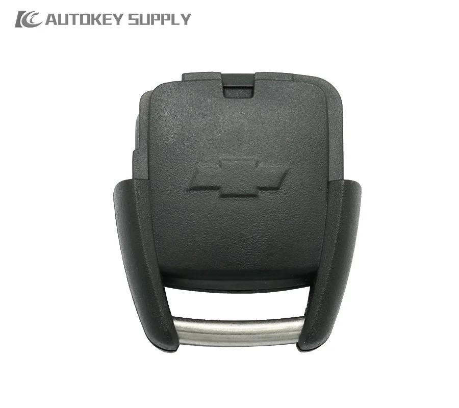 Компания autokey Supply для Chevrolet 3 кнопки дистанционного управления замена оболочки с держателем батареи, выгравированный логотип. 20 шт AKGMS234