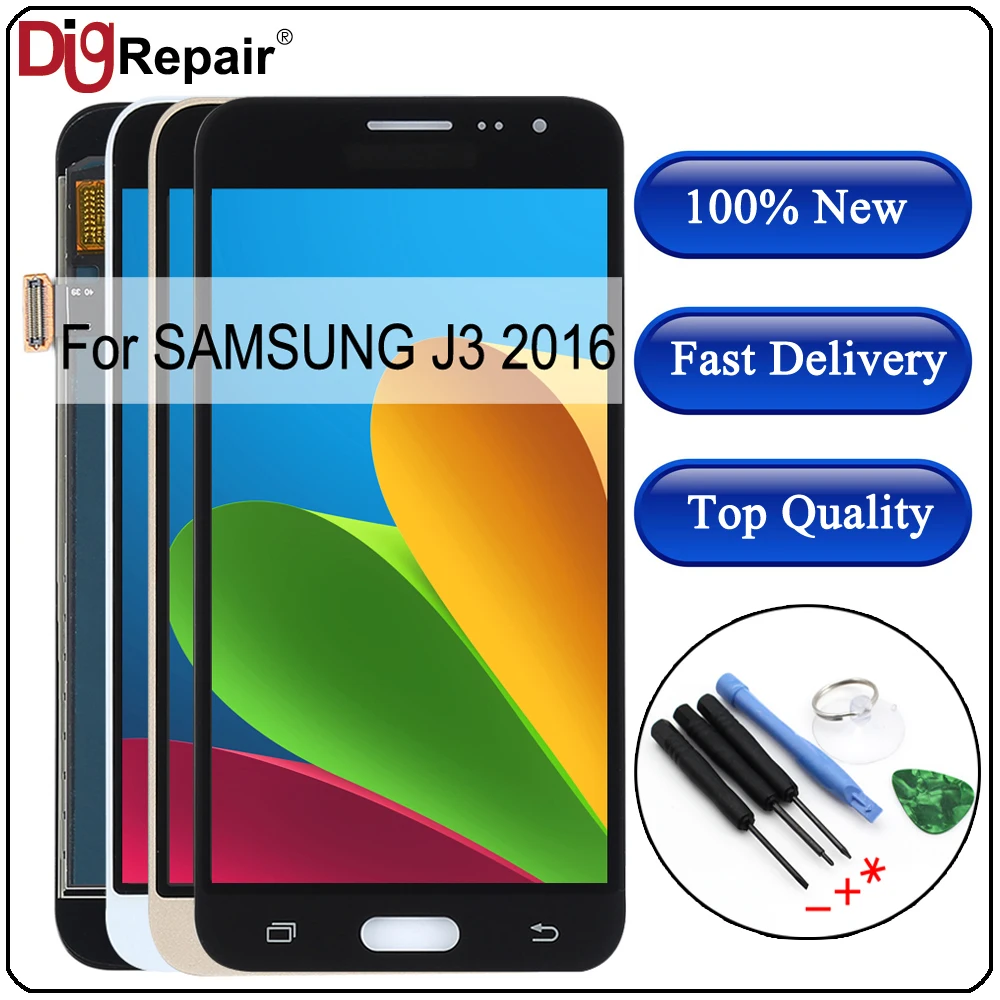 

J320f LCD For Samsung Galaxy J3 2016 J320F J320M J320H LCD Display Touch Screen Digitizer J3 Screen For Samsung J3 Display J320f