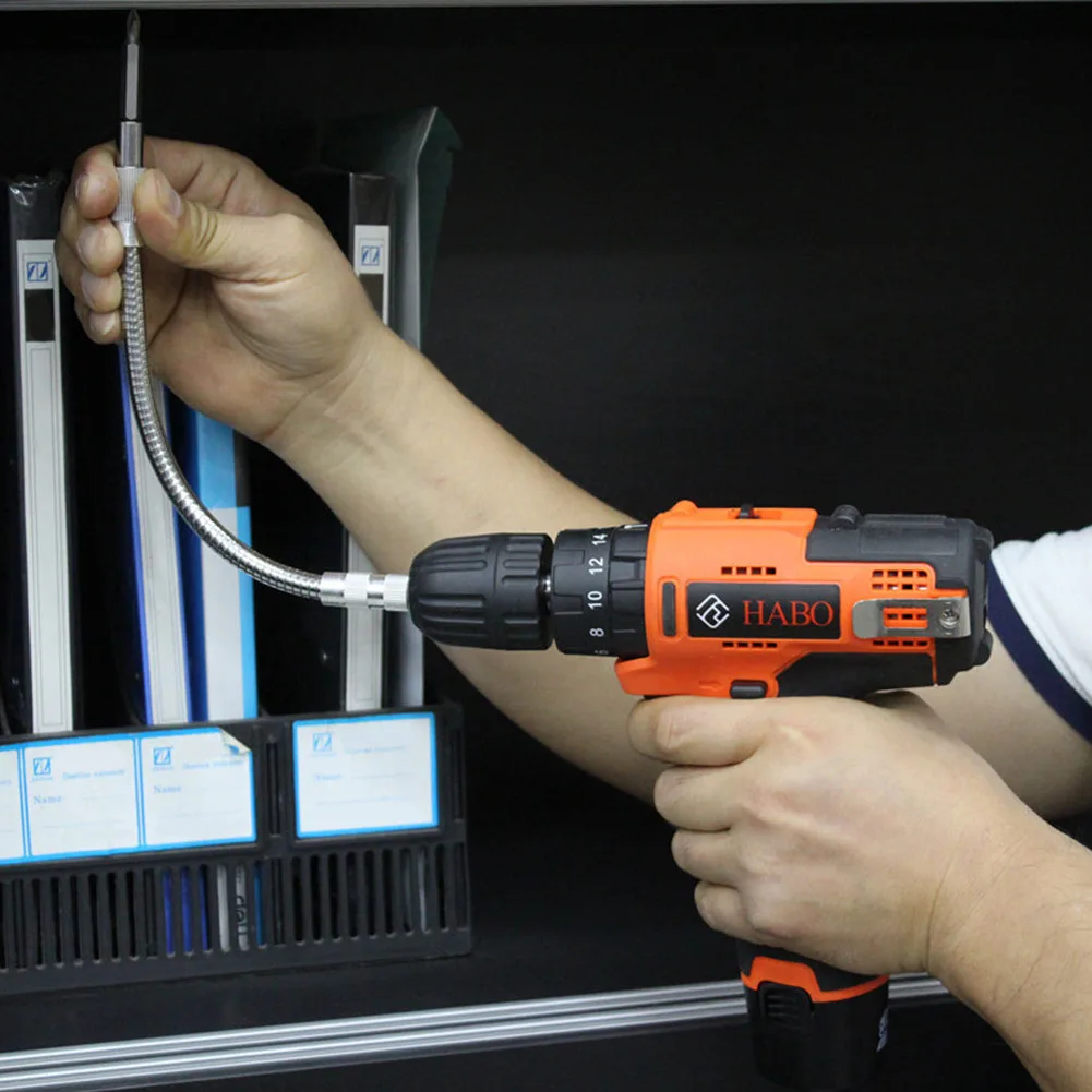 

Multifunctional Metal Rod Hose Connection Tool Shaft Extension Bit Flexible Drill Accessories Electric Durable Screwdriver