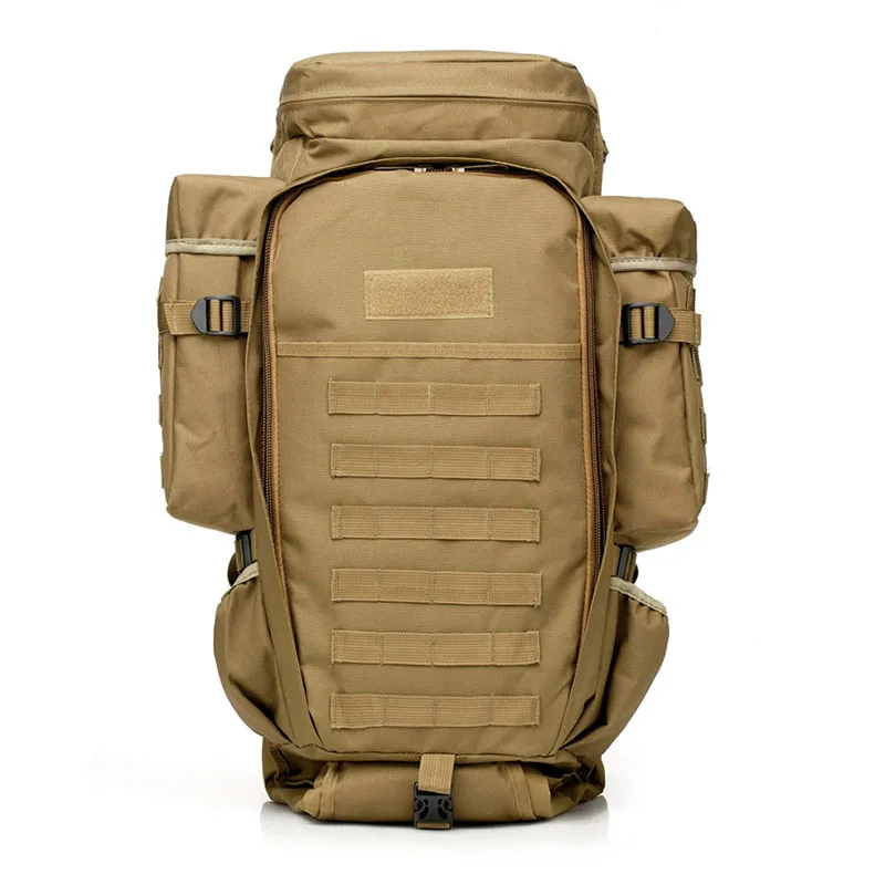

60L Outdoor Military Backpack Hiking Travel Tactical Bag Waterproof Rucksack Camping Desert Climbing Shooting Pack Men Women