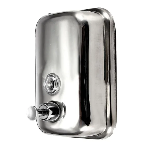 

500ml Bathroom Stainless Steel Wall Mounted Lotion Pump Soap Shampoo Dispenser