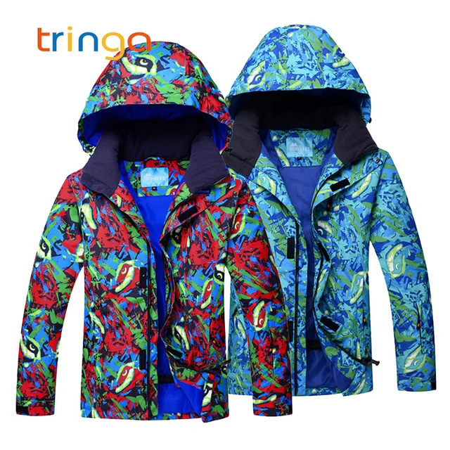 US $28.50 Men's Skiing Suits Winter Thicken Warm Snow Clothes Men Waterproof Windproof Ski Jackets+Pants Sets