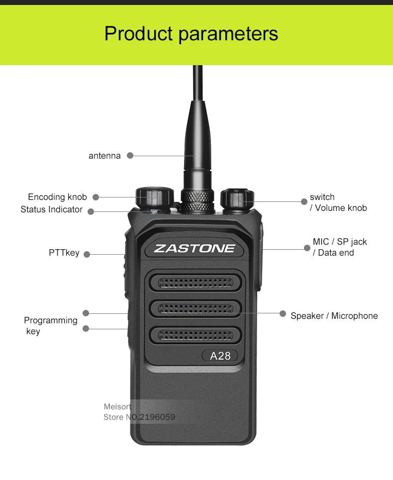 Zastone 10 Вт мощная рация A28 CB радио Портативное двухстороннее радио FM радио приемопередатчик дальняя рация 10 км