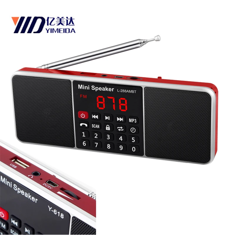 

Bluetooth Timed shutdown Portable AM FM Radio FM dab radios portatil am fm radyo Support USB TF Card Phone Music Player Speaker