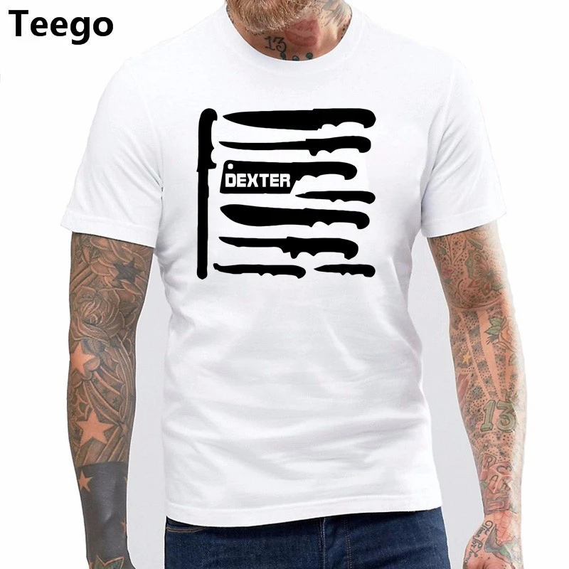 

Men's T Shirt Dexter Morgan Dexter's Killing Knifes Knives Serial killer