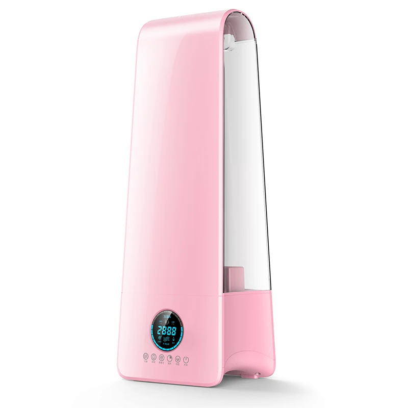 

220V 6.5LWhite/Pink Intelligent Air Ultrasonic Humidifier Anion Aromatherapy Essential Oil Diffuser Machine With Remote Control
