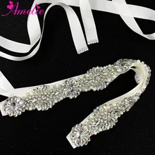 Нежный свадебный пояс-кушак Кристалл ремень мерцающими стразами свадебное платье пояс невесты Пояс кушак для вечерние Декор