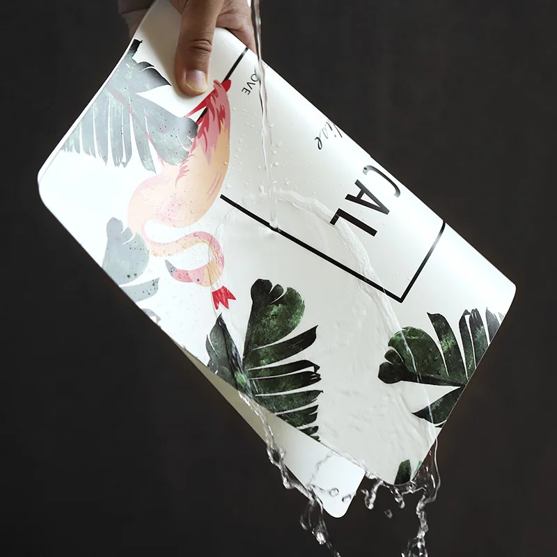 4 قطعة/الوحدة تحديد الموقع PP طاولة طعام حصيرة الصبار طيور النحام مستطيل الأزياء منصات القرص عاء سادة الوقايات طاولة مقاومة للمياه الوسادة