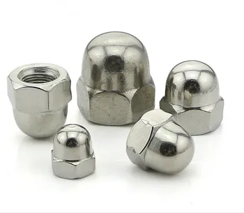 

5pcs/lot Free Shipping Metric M14 304 Stainless Steel Hex Head Dome Cap Protection Cover Nuts