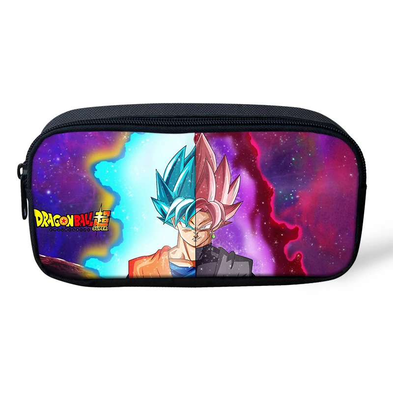 

Cool Dragon Ball Pencil Case for Student Children Super Saiyan School Stationery Black Pencils Pouch Box Pen Case Supplies 2019