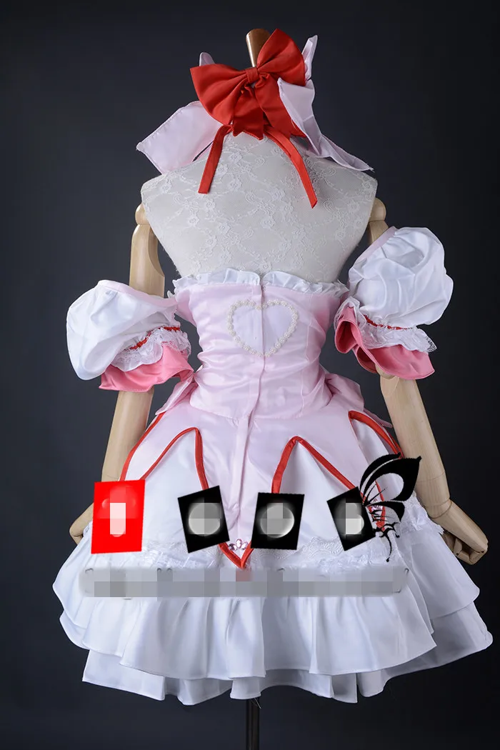 Puella Magi Madoka Magica Madoka Kaname Cosplay Costume Custom