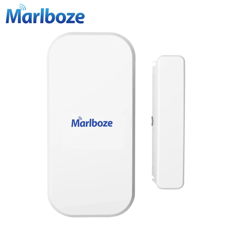 

1Pcs Marlboze High Quality 433MHZ Home Security  Wireless Door Window Sensor Detector with Battery for GSM PSTN Alarm System
