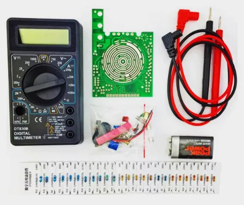 

Free Shipping!!! DT830 digital multimeter production kit / training kit / with circuit diagram (parts)