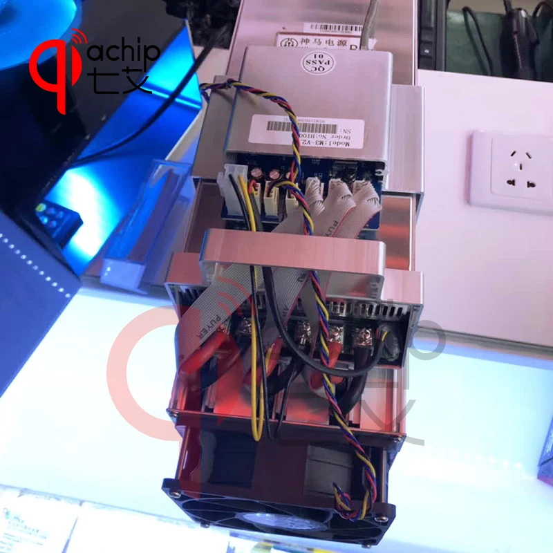 3 шт. Фирменная Новинка Стиль BTC BCH Шахтер Asic Майнер биткоинов WhatsMiner M3 12TH/S + блок