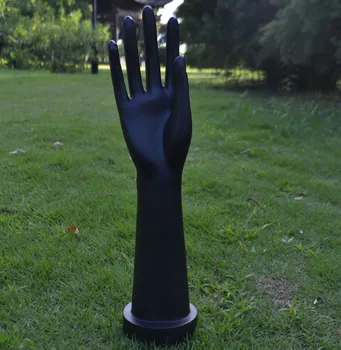 

Reputation guarantee! High quality unbreakable PE realistic white black female mannequin hand for ring/bracelet/ jewelrydisplay