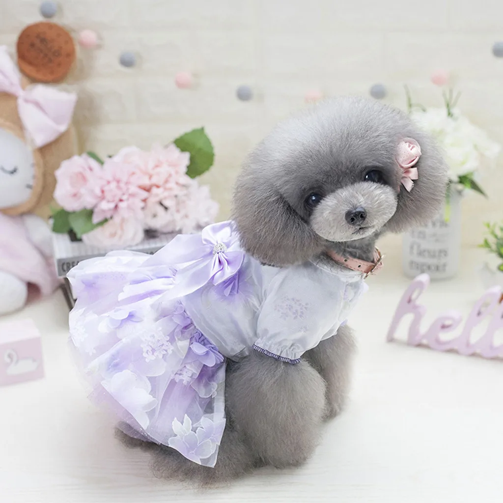 Одежда из полиэстера для щенков и собак, весенний жилет, юбка, костюм, Vestido, водонепроницаемый жилет для собаки, Vestido Para PerroHot, Прямая поставка