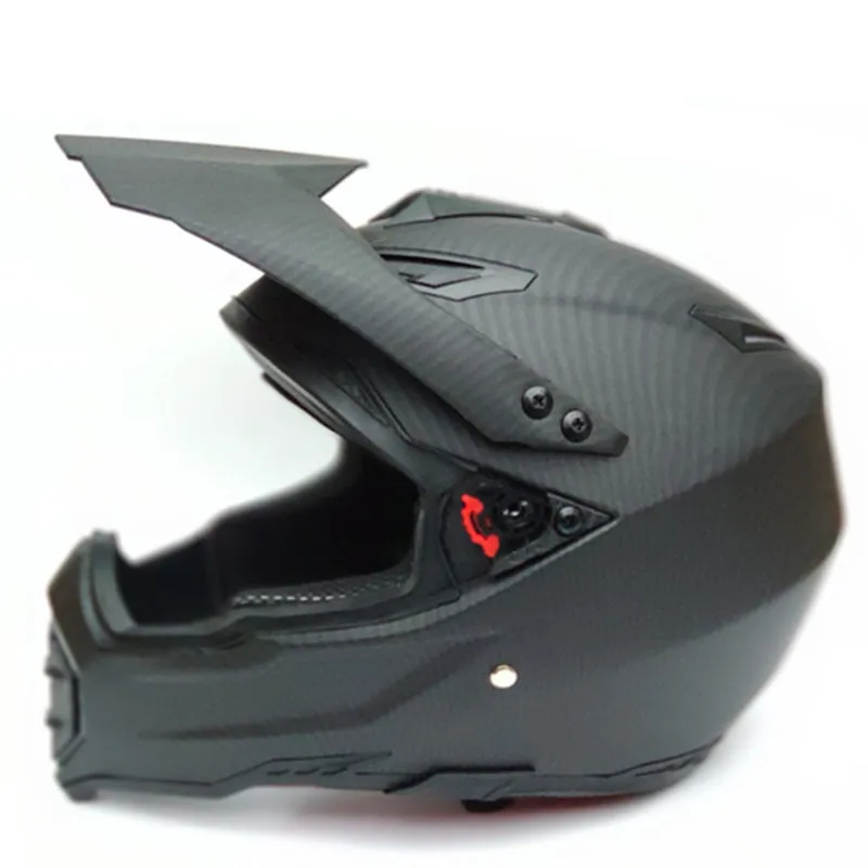 

Full Face Carbon Fiber Motorcycle Helmet Professional Racing Helmet Kask DOT Rainbow Visor Motocross Off Road Touring
