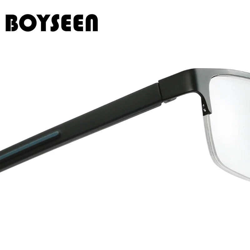 BOYSEEN titanu slitina čtení brýle +0.5 na +4.0 ne kulový 12 vrstva křídový čoček krám nearsighted brýle 0 na -3.0