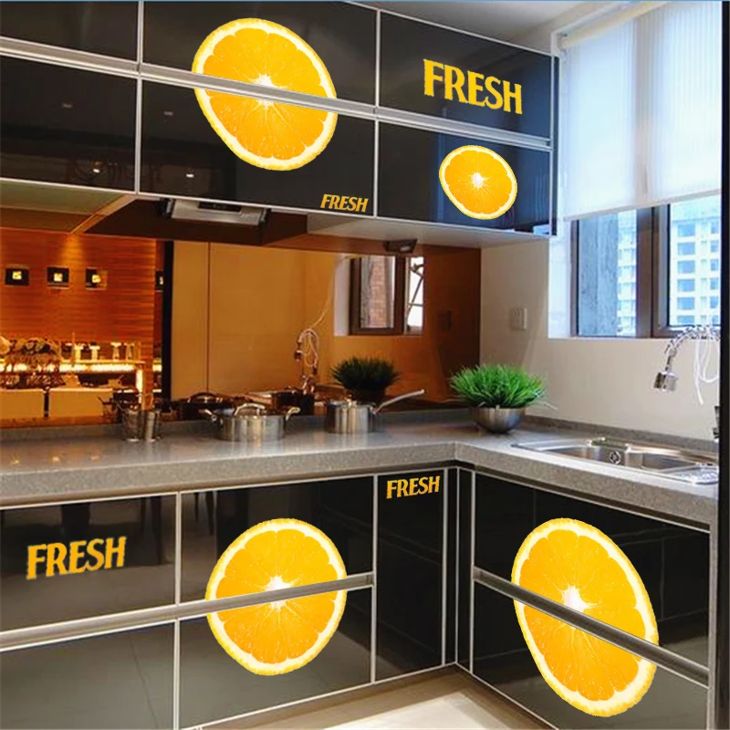 Kitchen Dining wall sticker yellow fresh lemon juice wall decals diy mural pvc wallpaper creative kitchen room door decoration Kitchen Dining wall sticker yellow fresh lemon juice wall decals diy mural pvc wallpaper creative kitchen room door decoration
