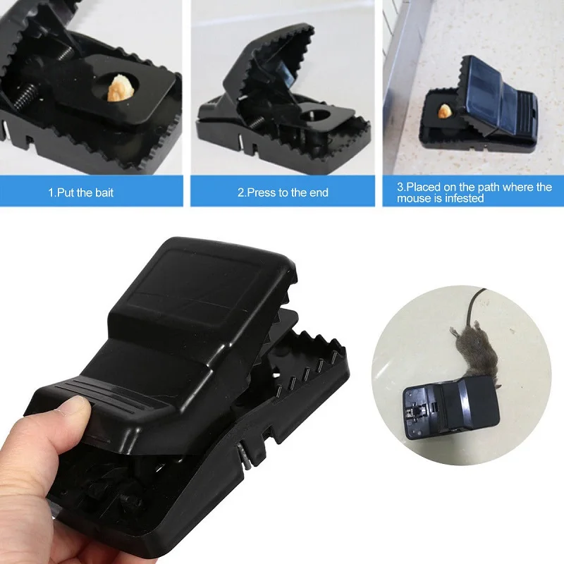 

1/3/5Pcs Reusable Powerful Rodent Killer Mouse Trap Mole Repeller Mice Rat Trap Control Mousetrap Bait Pest Catching