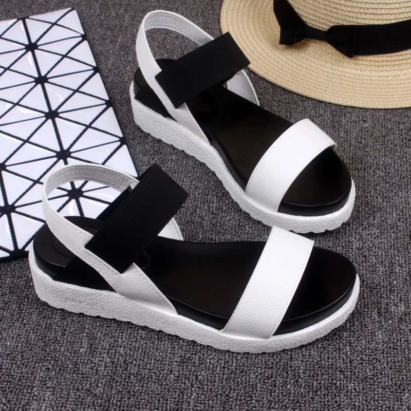 

Hot Sale Women Sandals Women Summer Shoes Peep-toe Flat Shoes Roman Sandals Mujer Sandalias Ladies Flip Flops Sandal Footwear